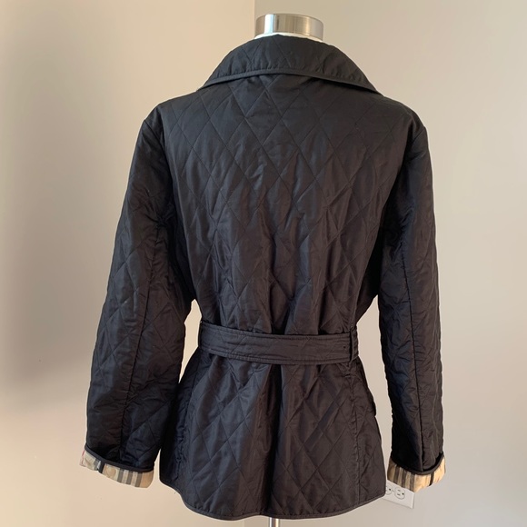 Burberry Diamond Quilt Belted Jacket - Picture 6 of 14